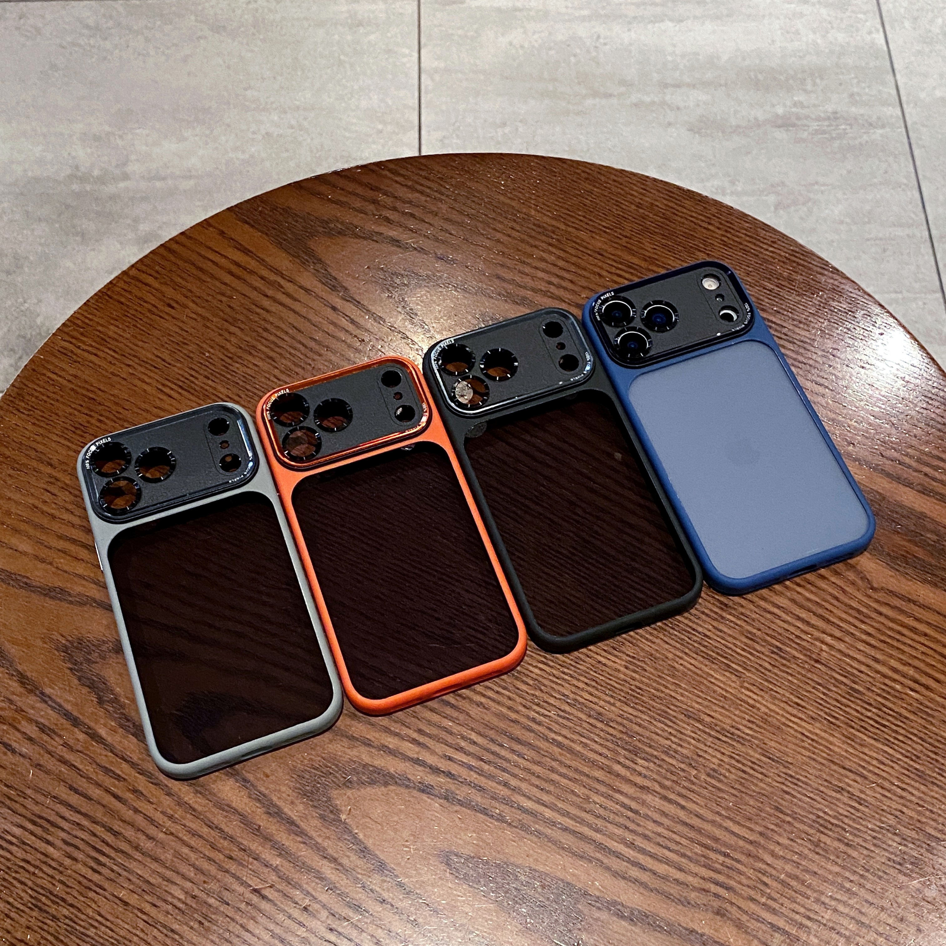 SeeThrough Back Color Case For iPhone