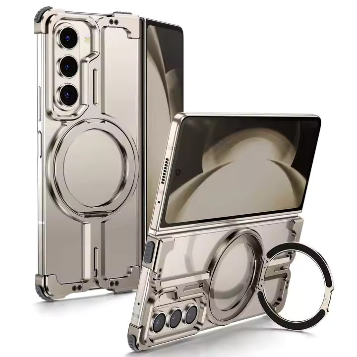 AirCase With 360 Degree Rotatable Metal Phone Stand For Samsung Galaxy Z Fold
