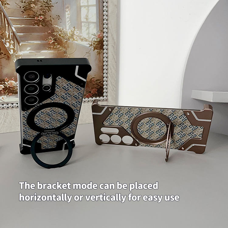 Geo Pattern Metal Case For Samsung