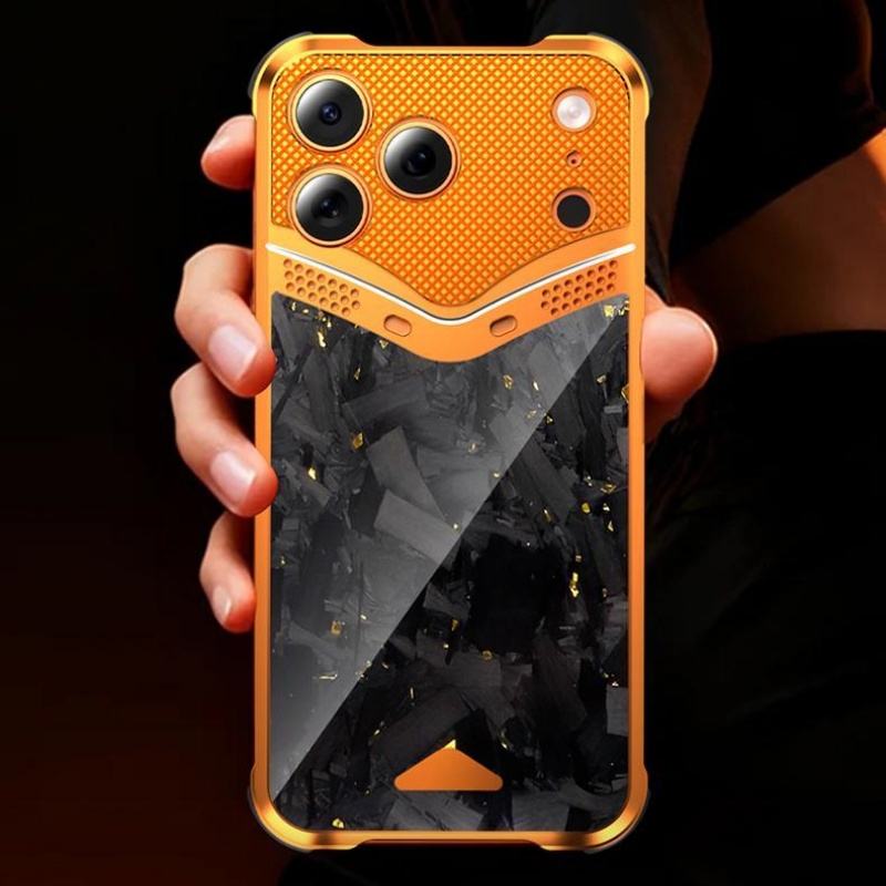 CarbonCore Metal Armor Case For iPhone