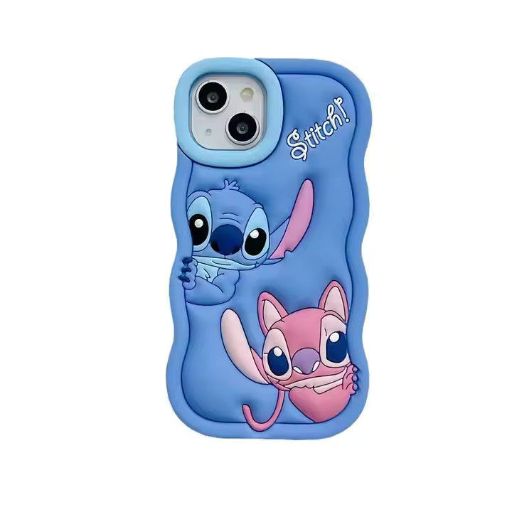 Stitch Cartoon Art Case For iPhone