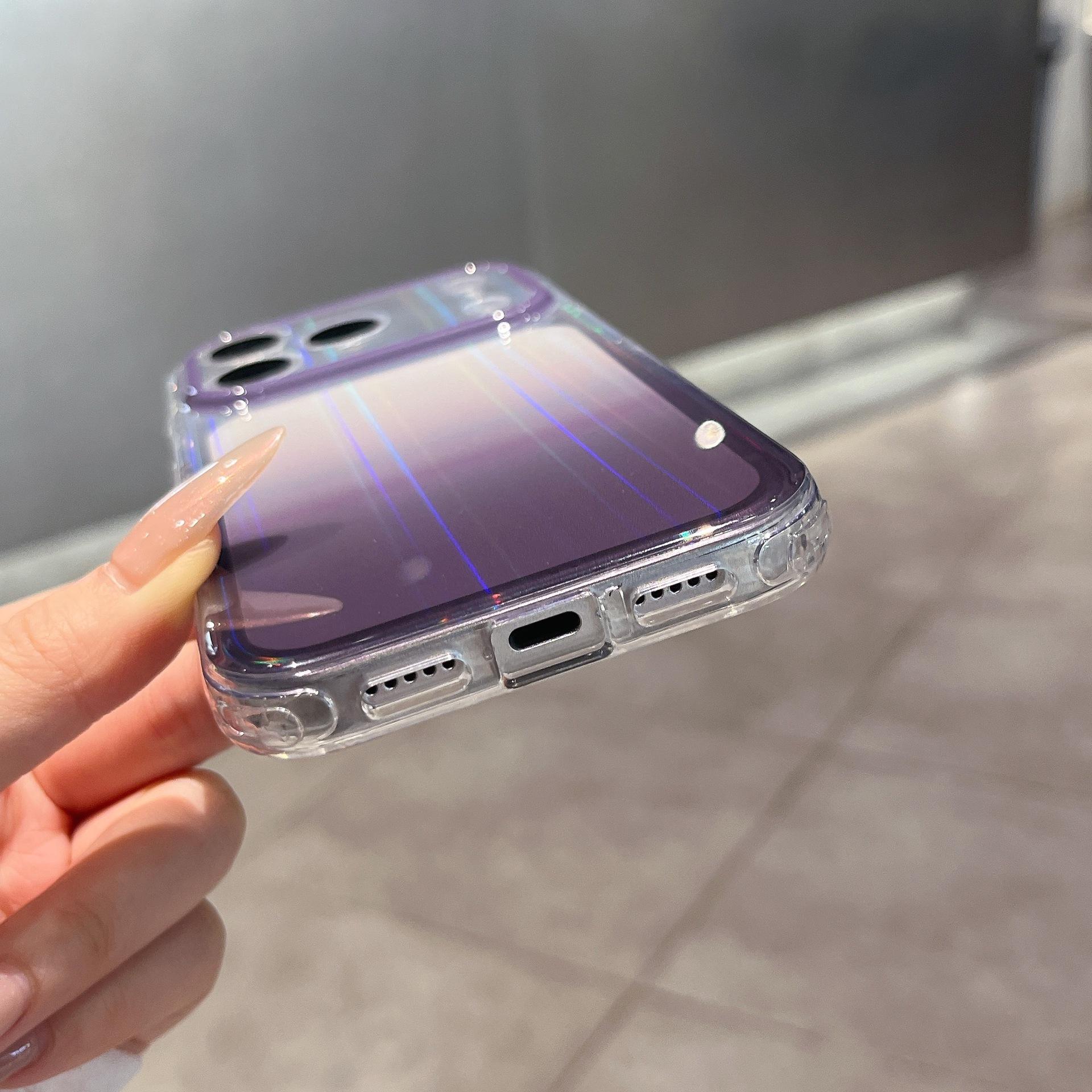 Clear Gradient Case For iPhone