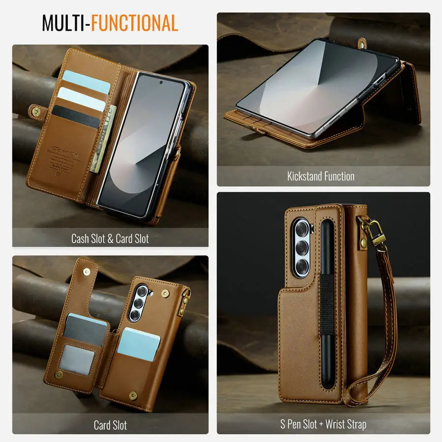 Professional Wallet Case For Samsung Z Fold