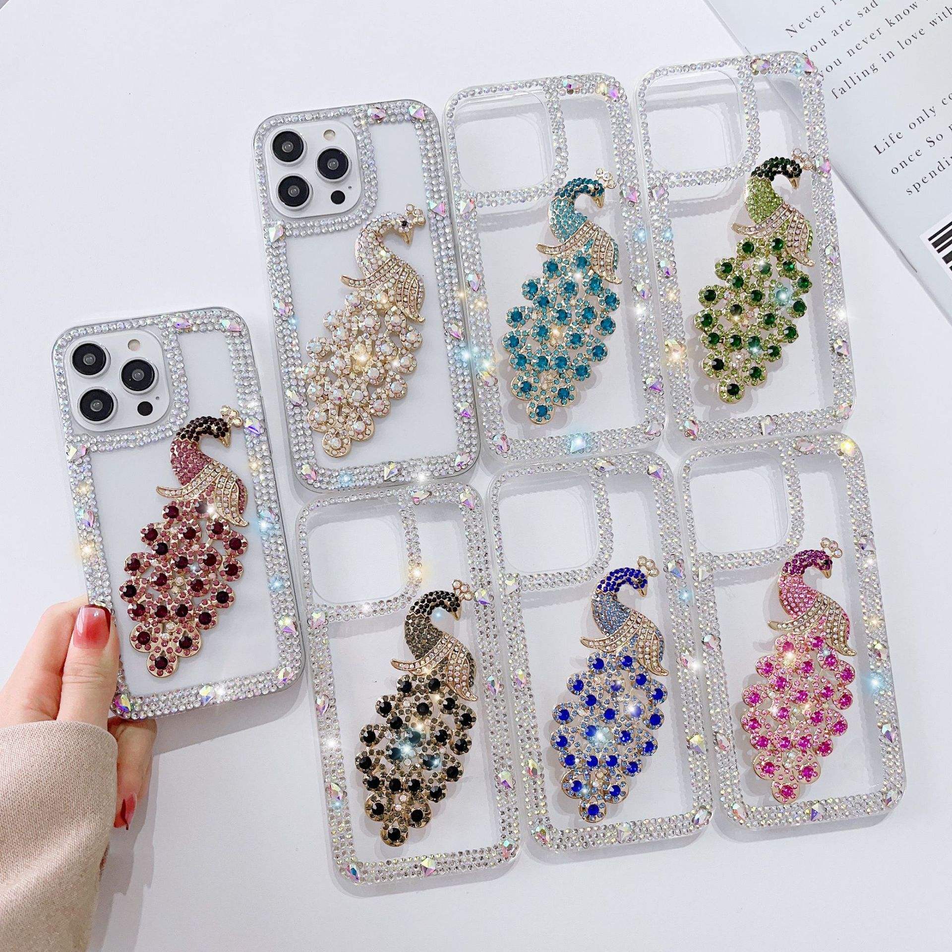 ColorDiamond Peacock Case For iPhone