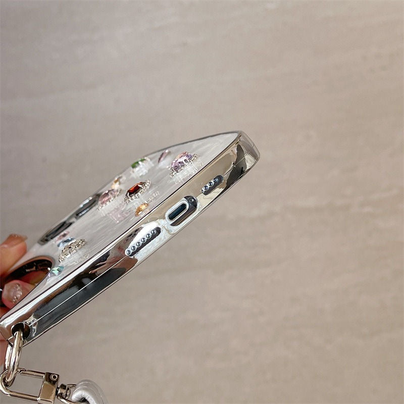 JewelStudded Handbag Case For iPhone