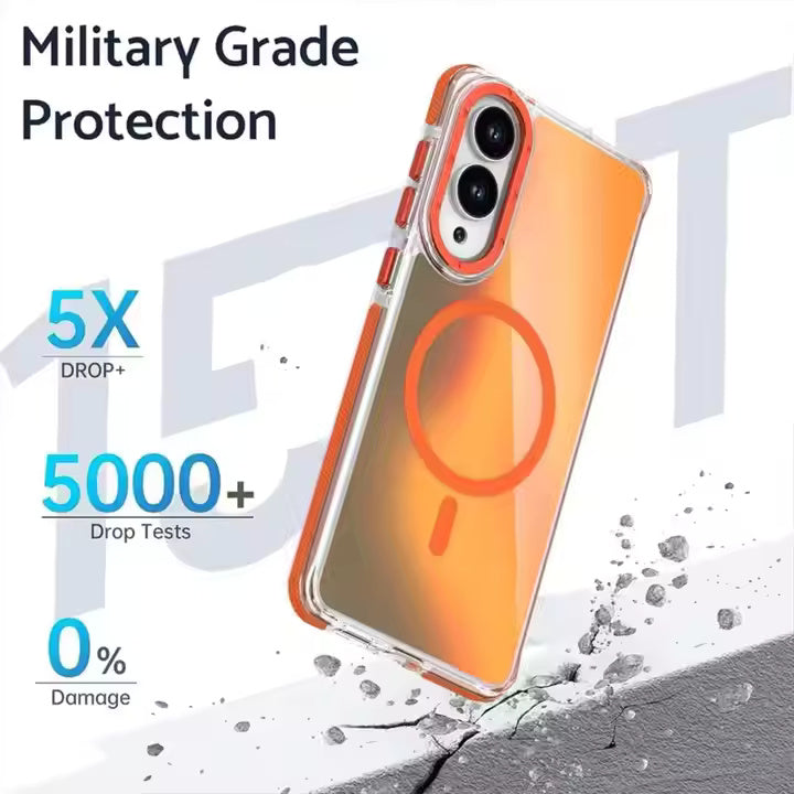 ColorBorder Transparent Case For Samsung Edge