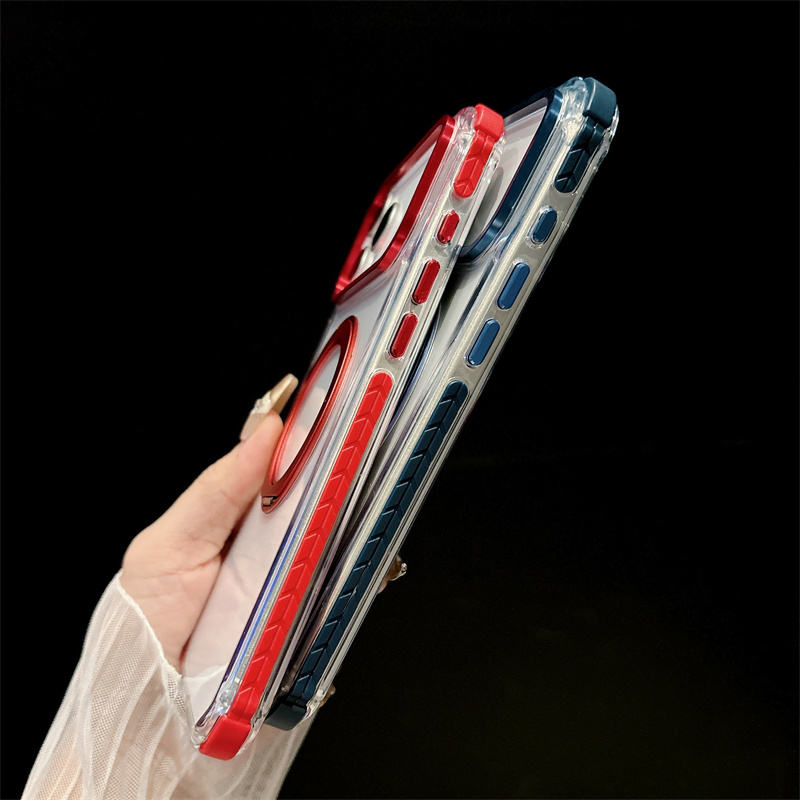 Pro ColorBorder Transparent Case For iPhone