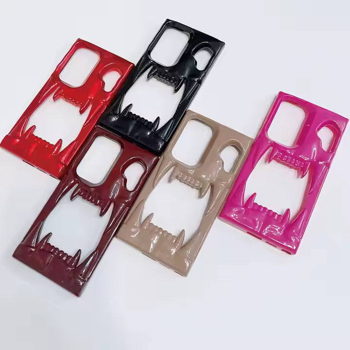 Hollow TigerTeeth Design Case For Samsung