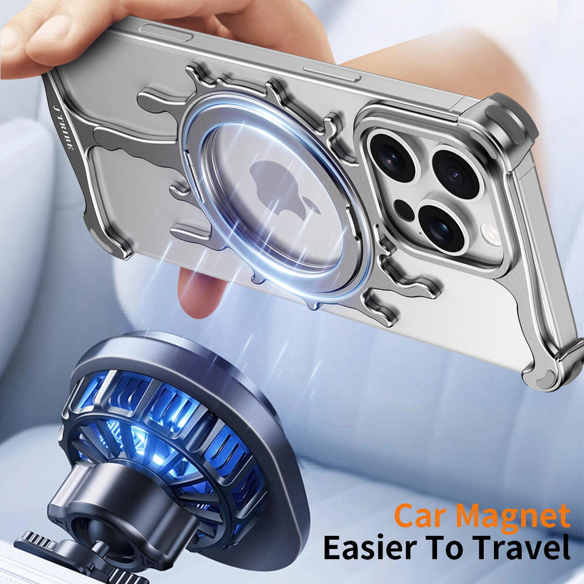 Melting Metal Case For iPhone
