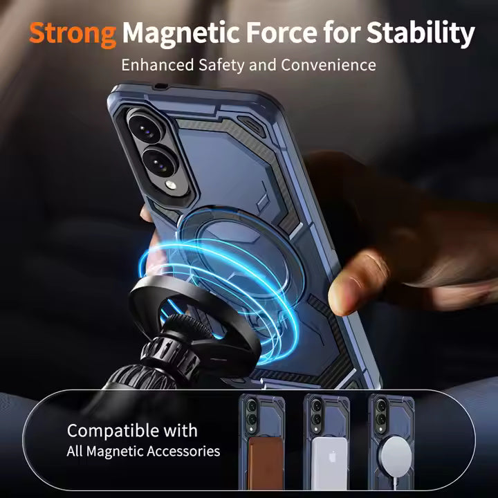 Armor Case With 360 Kickstand For Samsung Edge