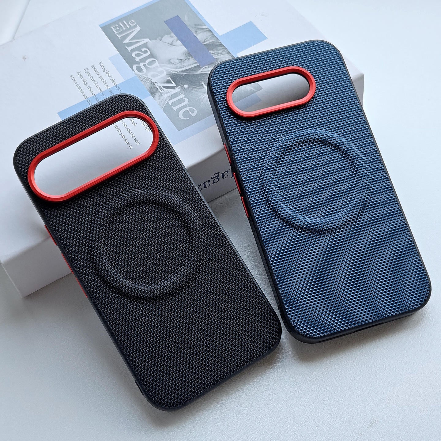 Woven Pattern PU Leather Case For Google Pixel