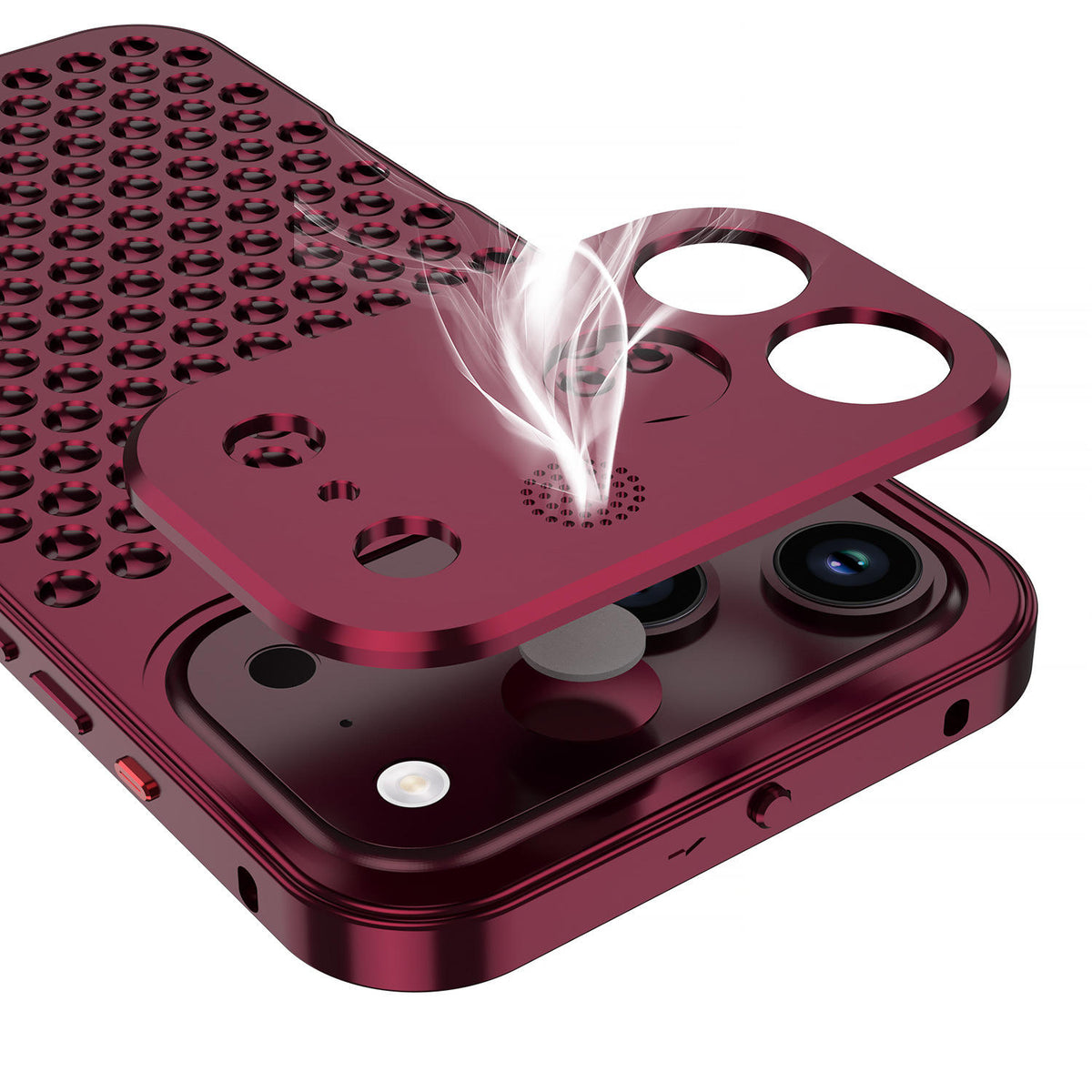 Pop-Up Aluminum Alloy Heat Dissipation Case for iPhone