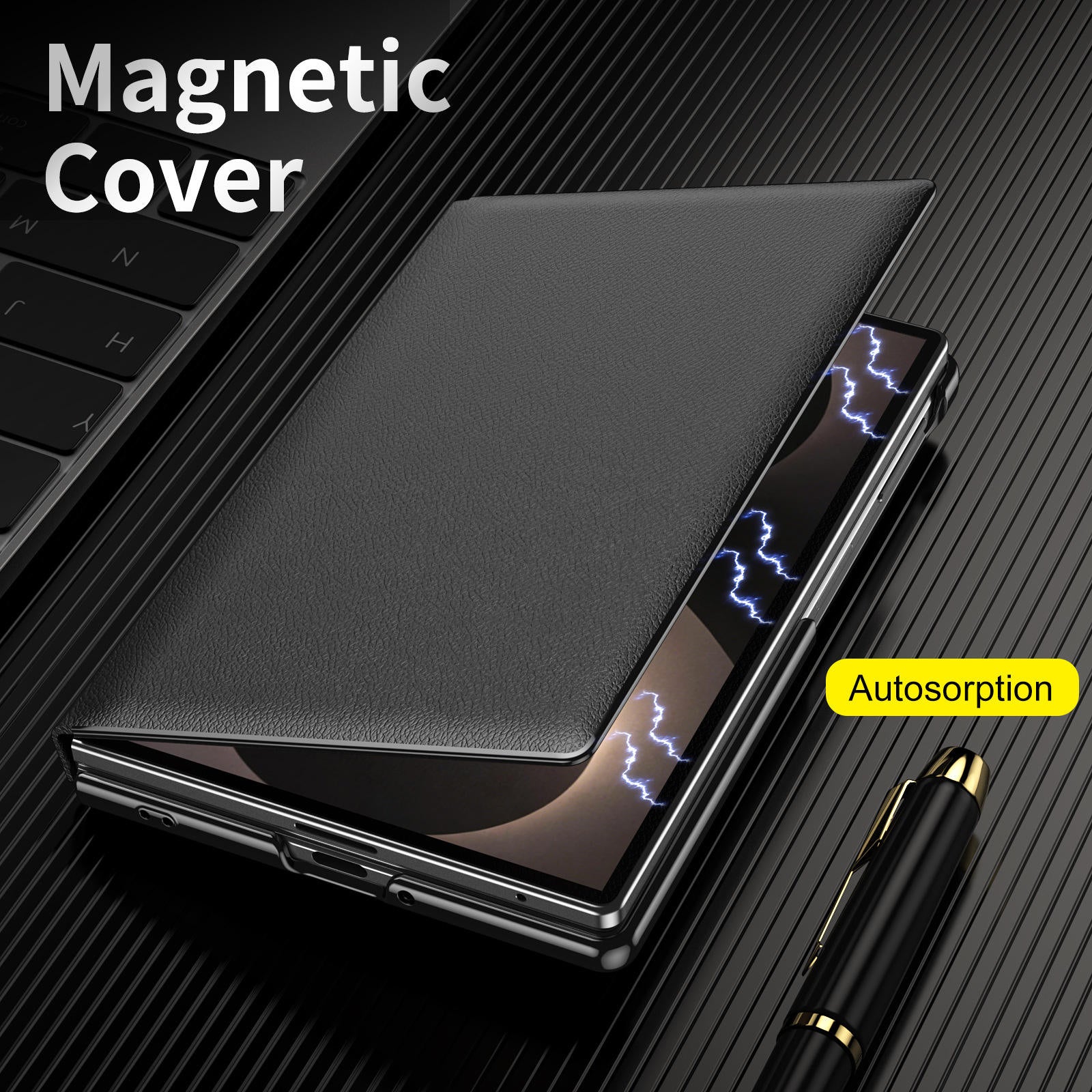 Flip With Stand Case For Samsung Fold