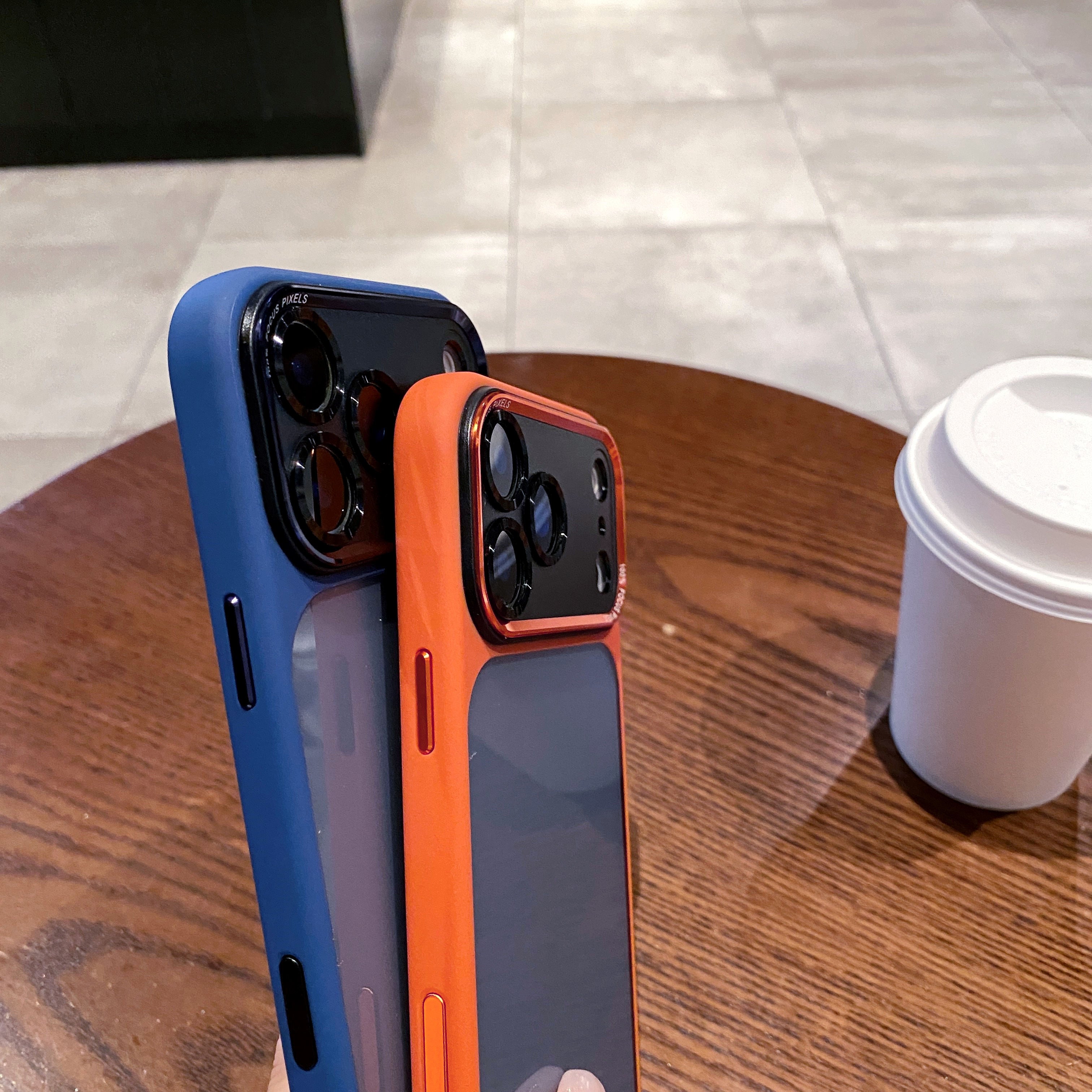 SeeThrough Back Color Case For iPhone