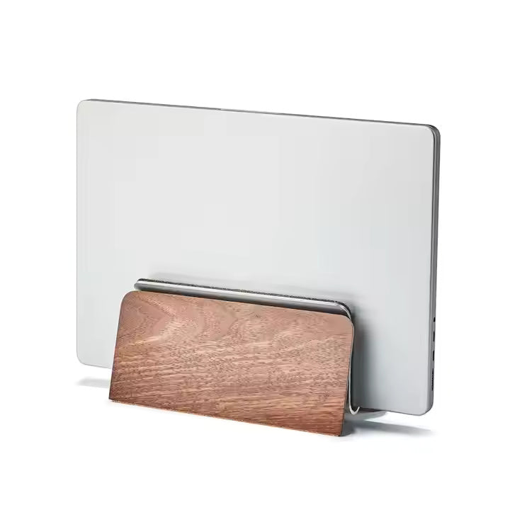 Vertical Wooden Laptop Holder From Auriglo