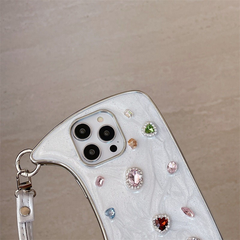 JewelStudded Handbag Case For iPhone