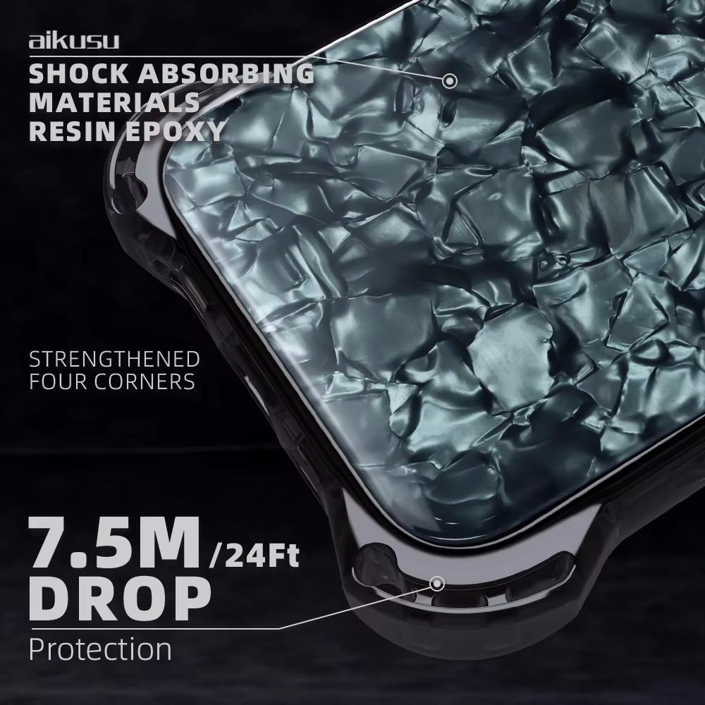 Pearl Luster Shockproof Case For iPhone