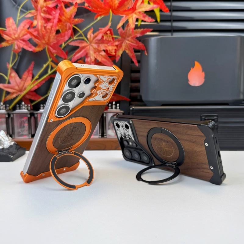 Compass WoodMetal Case For Samsung