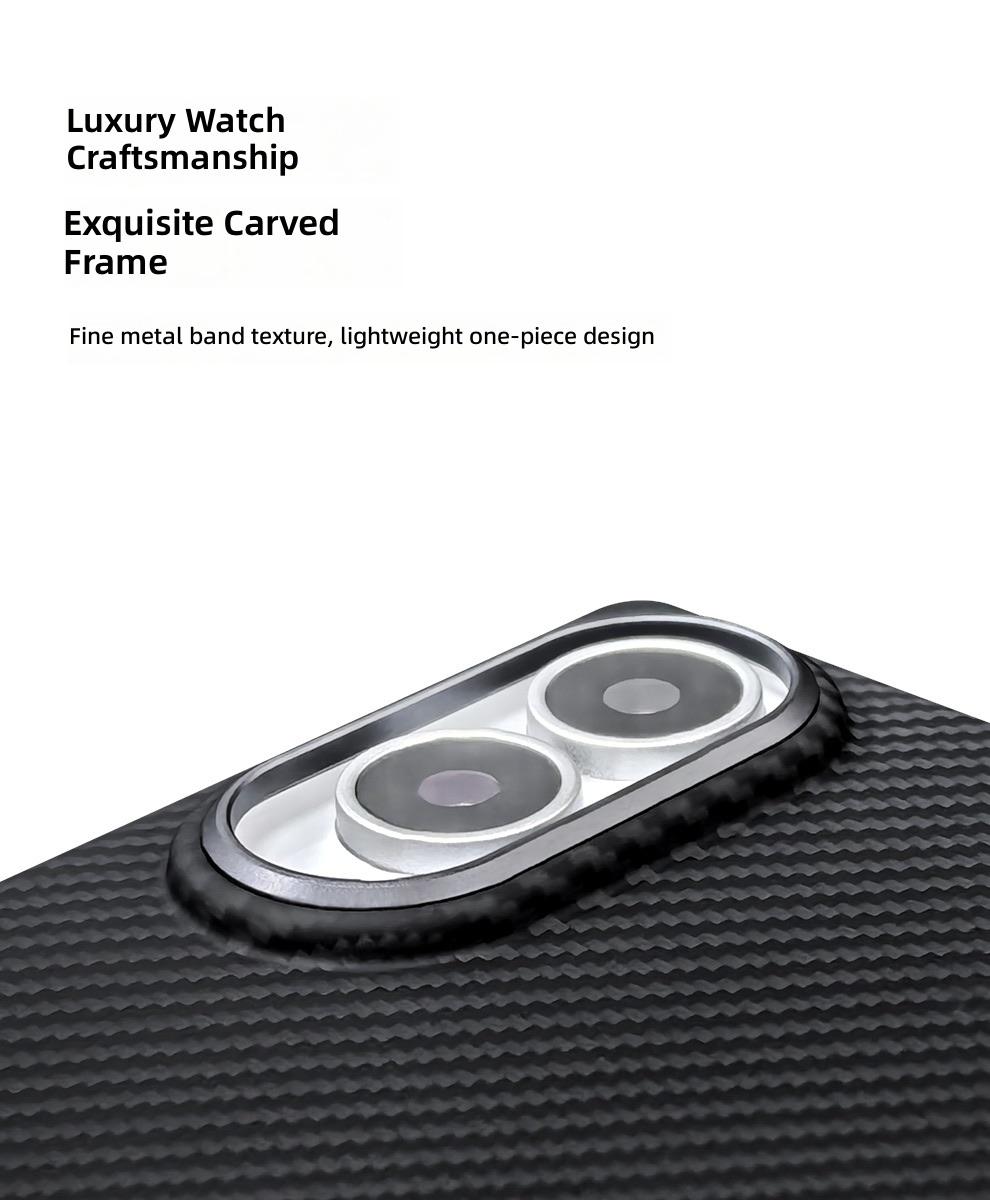 Colour Magnetic Carbon Fiber Case For Samsung Fold