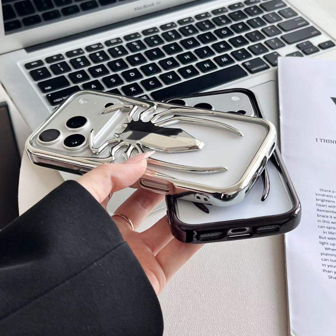 3D Spider Hollow Case For iPhone