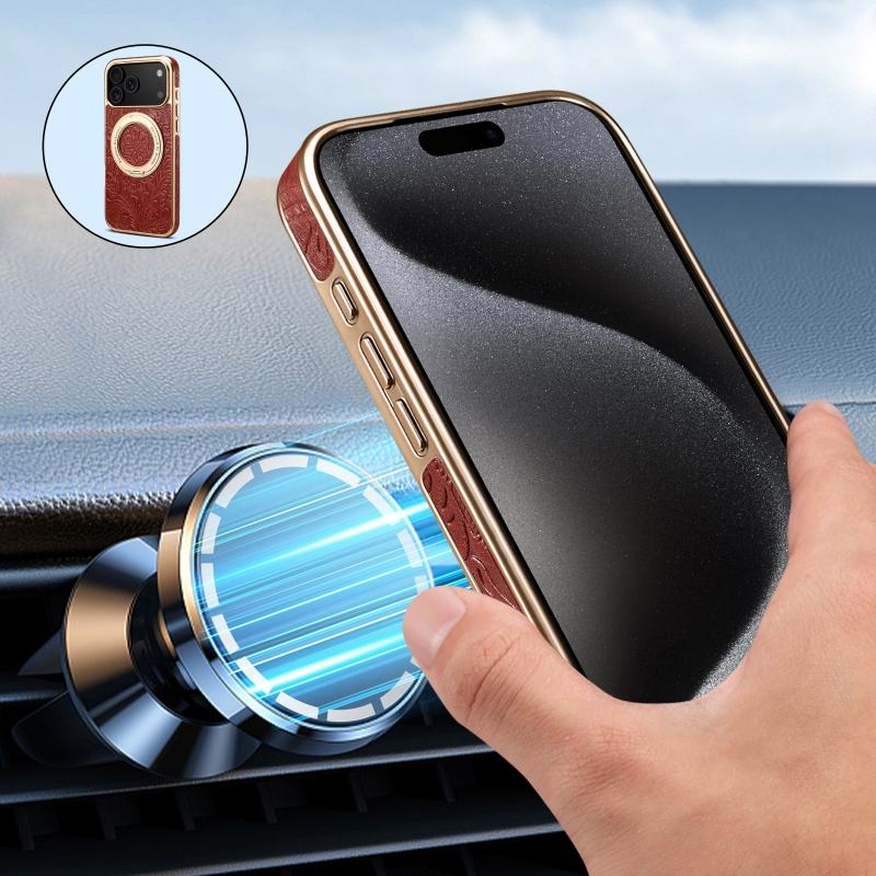 Pattern Leather Case For iPhone