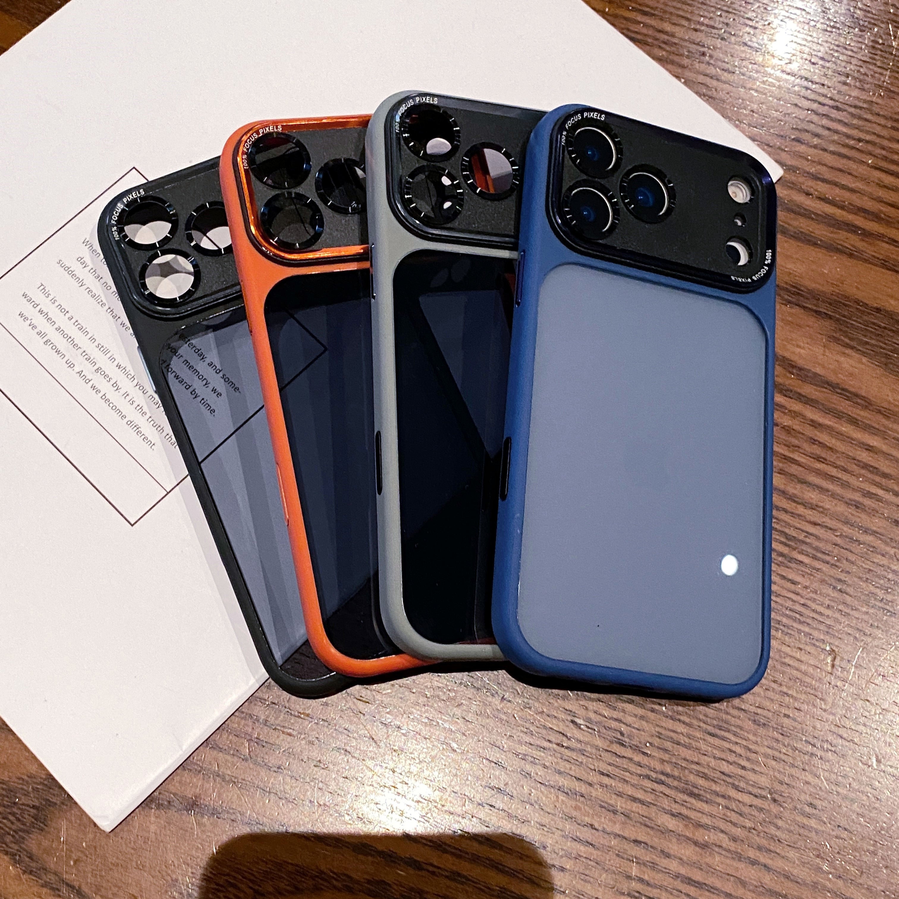 SeeThrough Back Color Case For iPhone