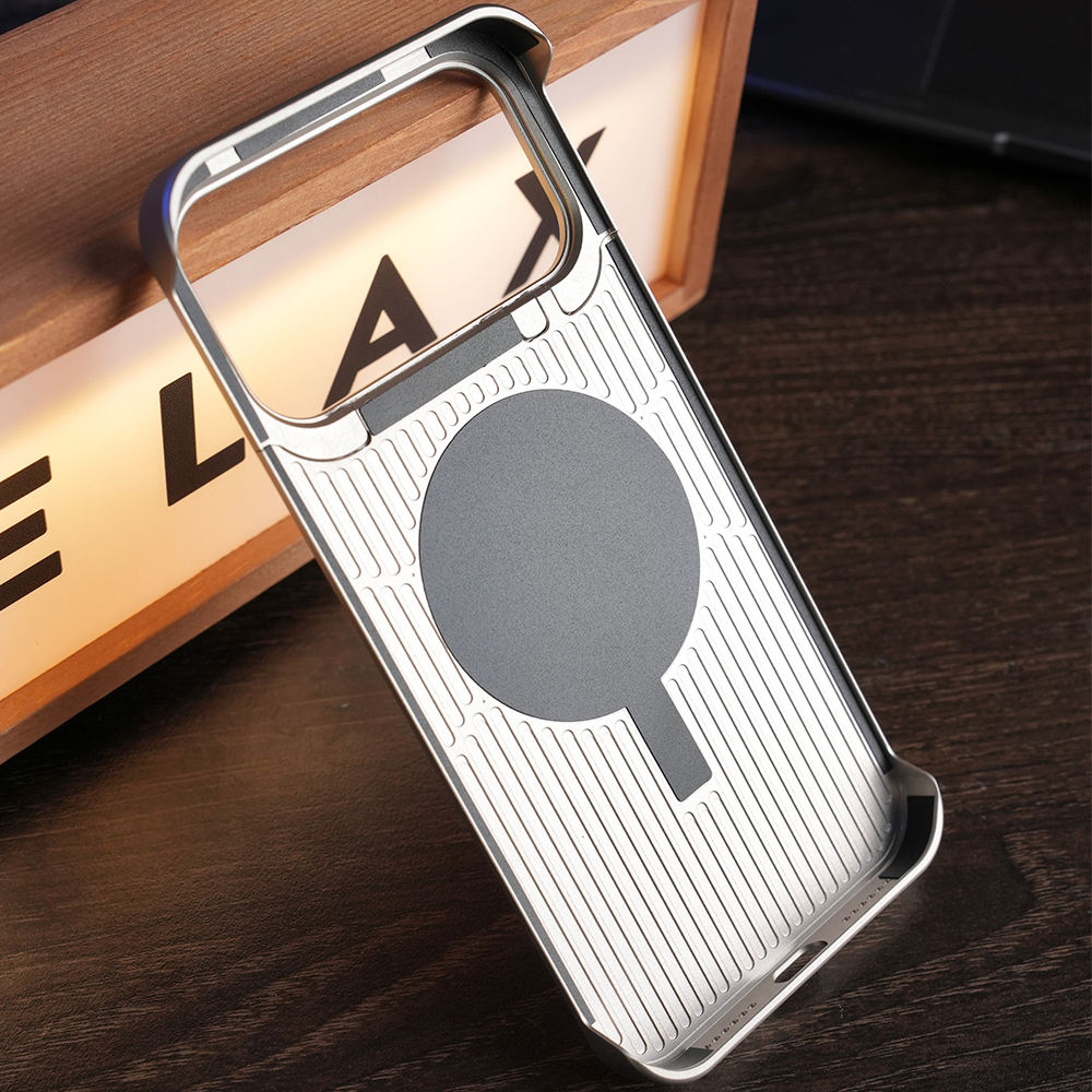 Pattern Leather Metal Case For iPhone