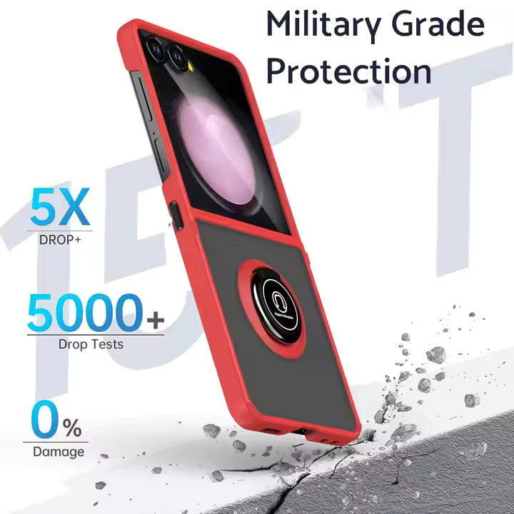 BuiltInMagnet Color Case For Samsung Flip