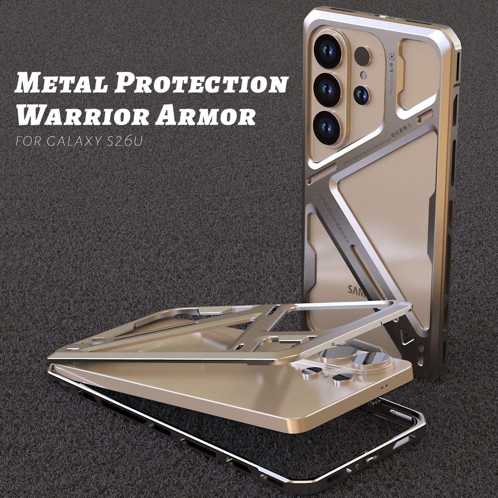 Titanium Alloy Armor Frame For Samsung