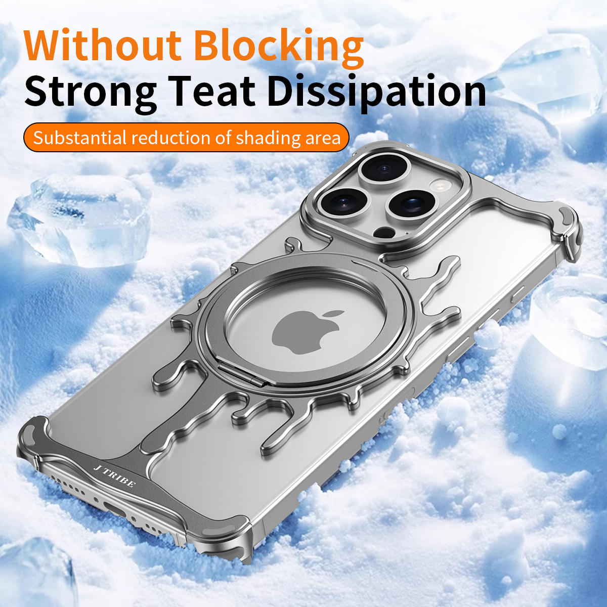 Melting Metal Case For iPhone