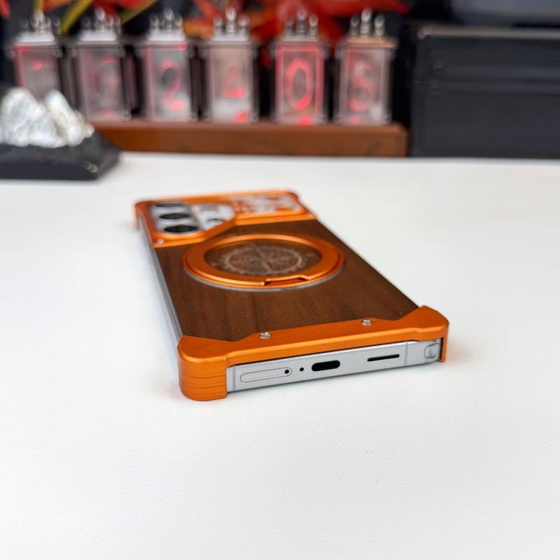 Compass WoodMetal Case For Samsung
