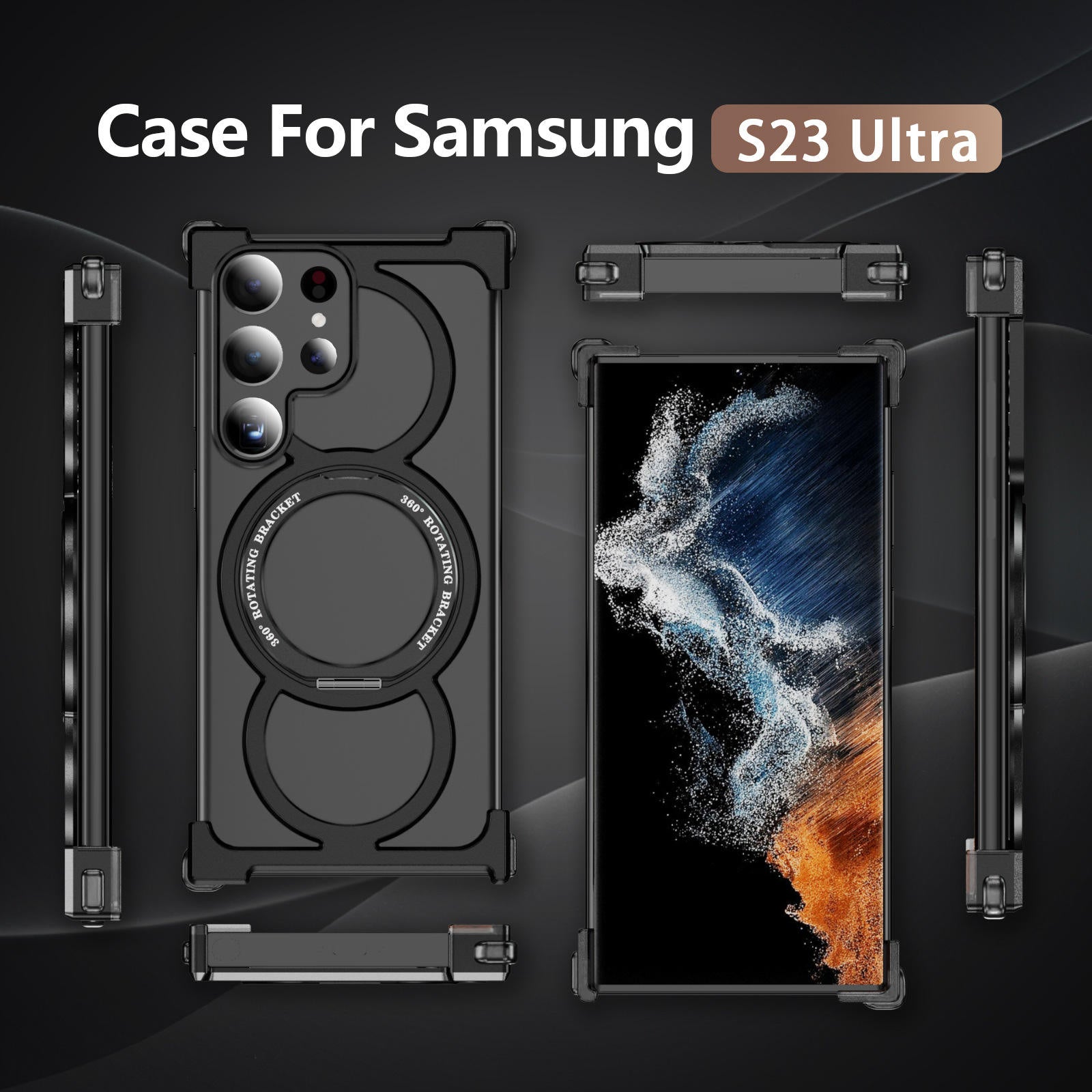 TriRing Metal Case For Samsung
