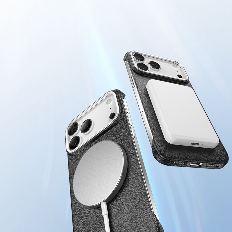 Hard PC PU Leather Case For iPhone