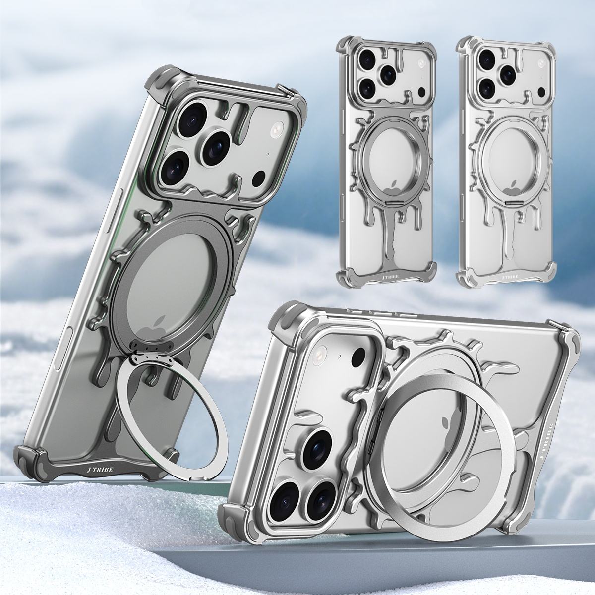 Melting Metal Case For iPhone