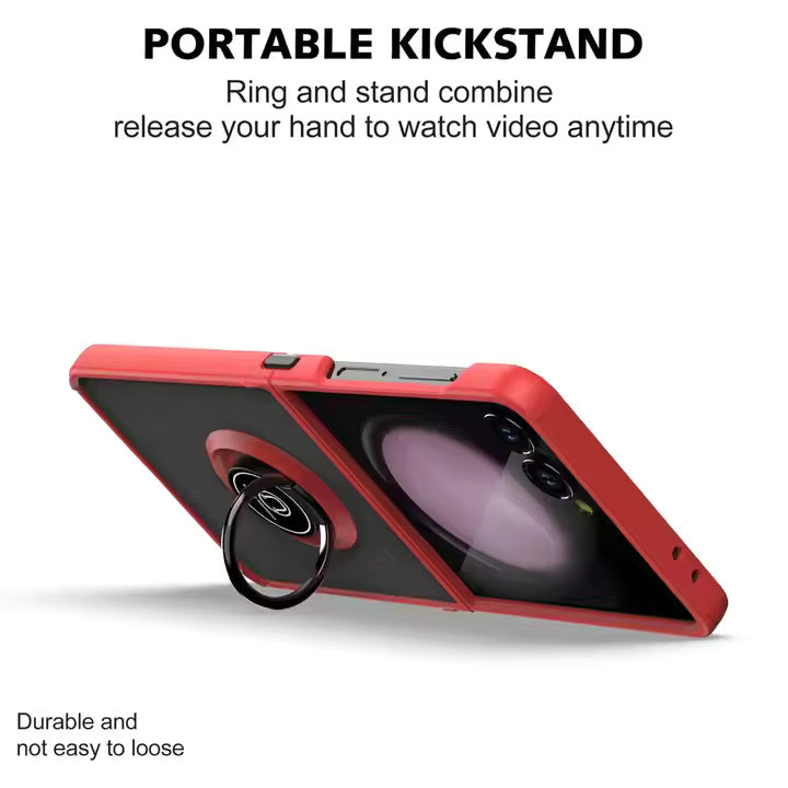 BuiltInMagnet Color Case For Samsung Flip