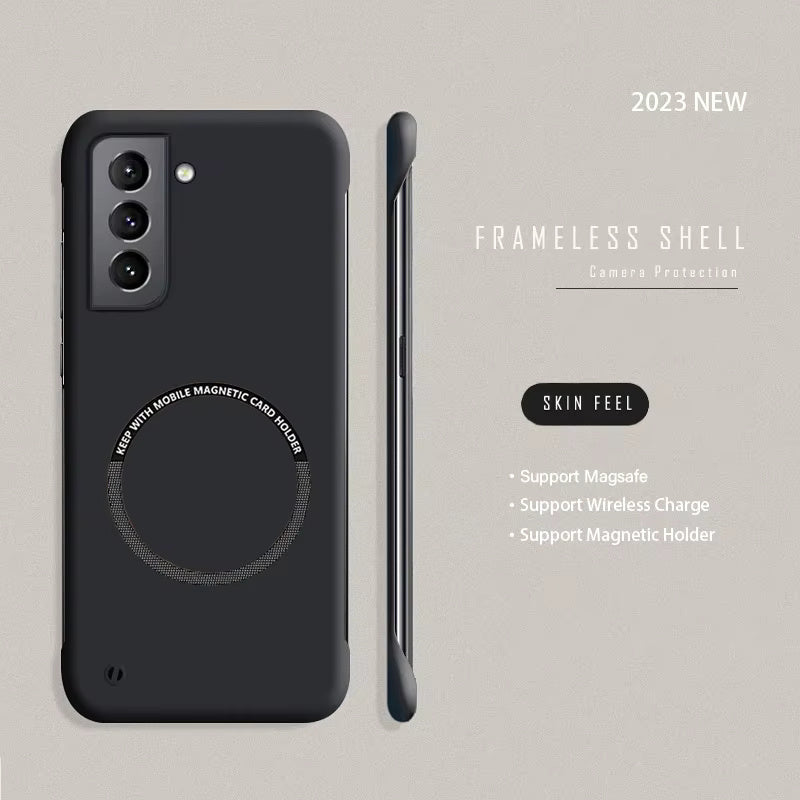 Frameless Hard PC Magnetic Case For Samsung
