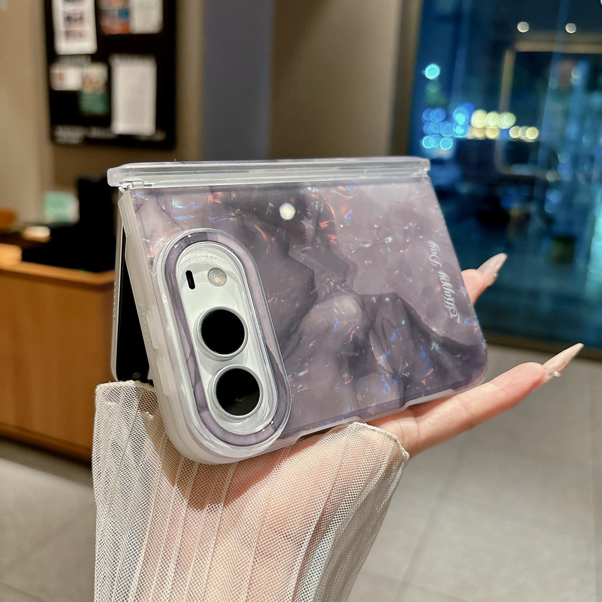 WaterInk Pattern Case For iPhone Duo