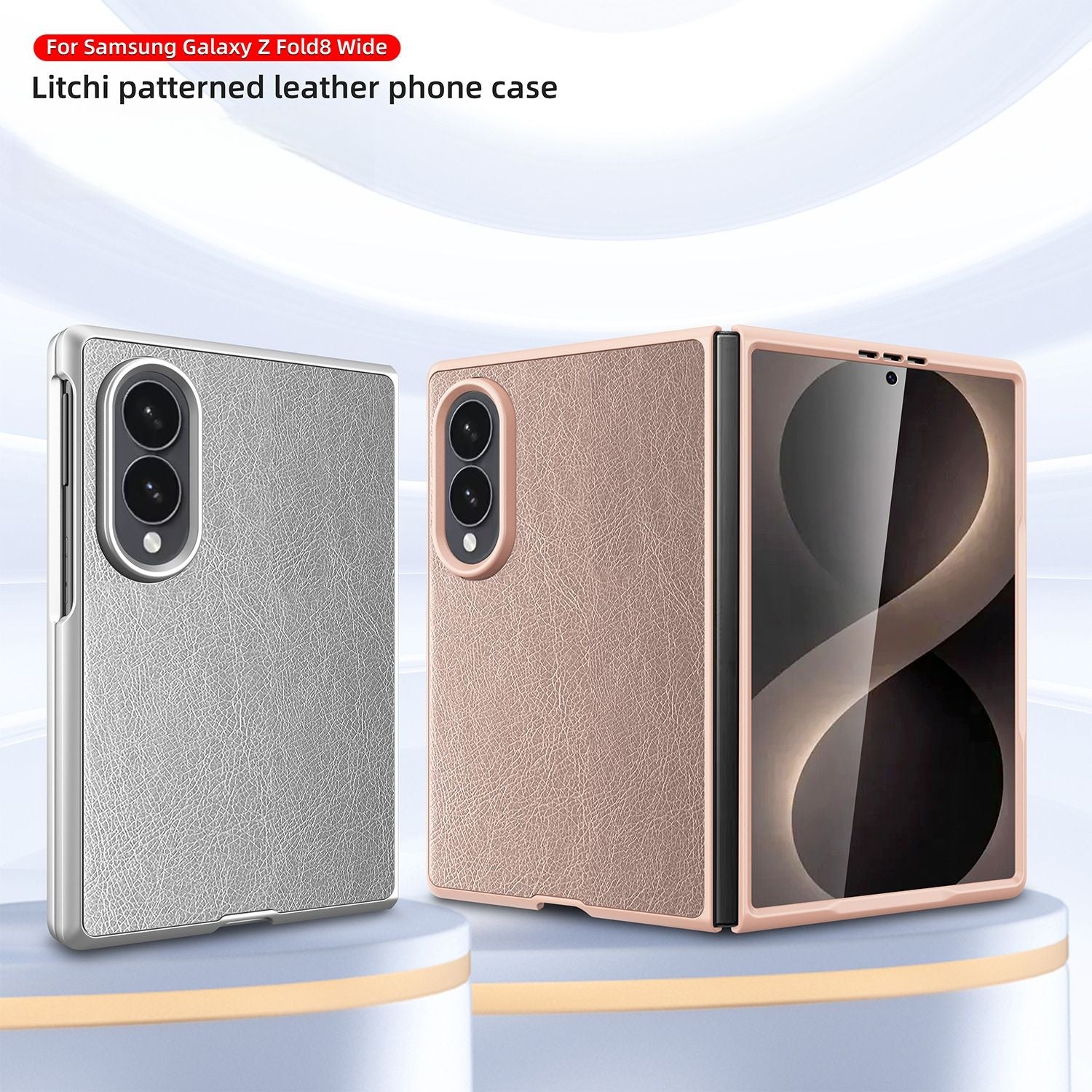 PU Crazy Horse Pattern Case For Samsung Fold