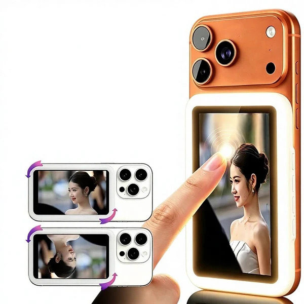 Light Vlog Selfie Monitor Screen for iPhone and Android ( with 4k 30 frame rate recording)