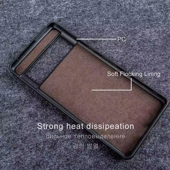Genuine Leather Case For Google Pixel Phone (Crocodile Pattern)