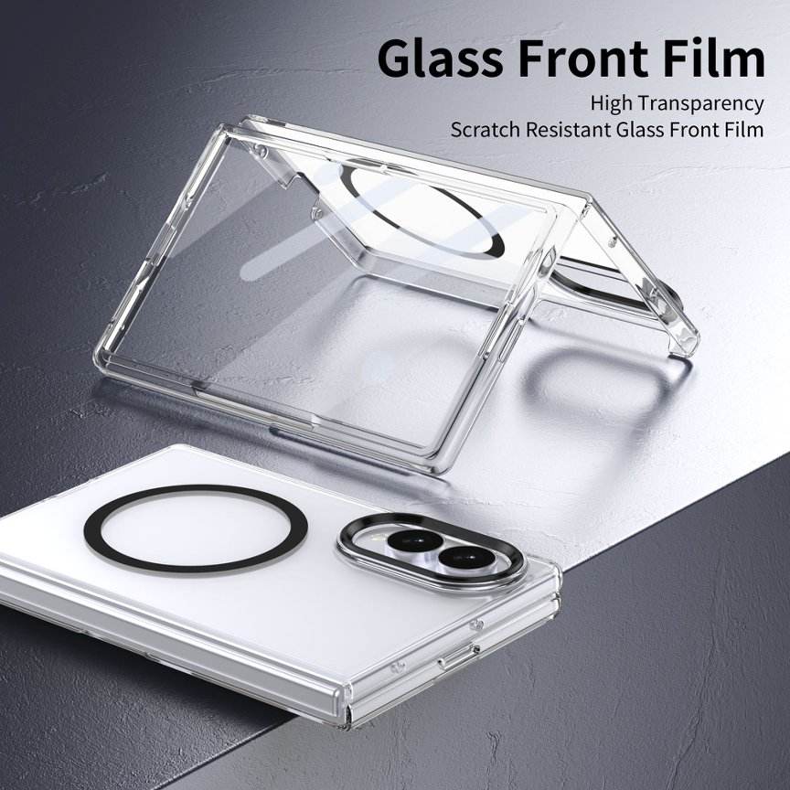 GlassFront ColorBorder Case For Samsung Fold