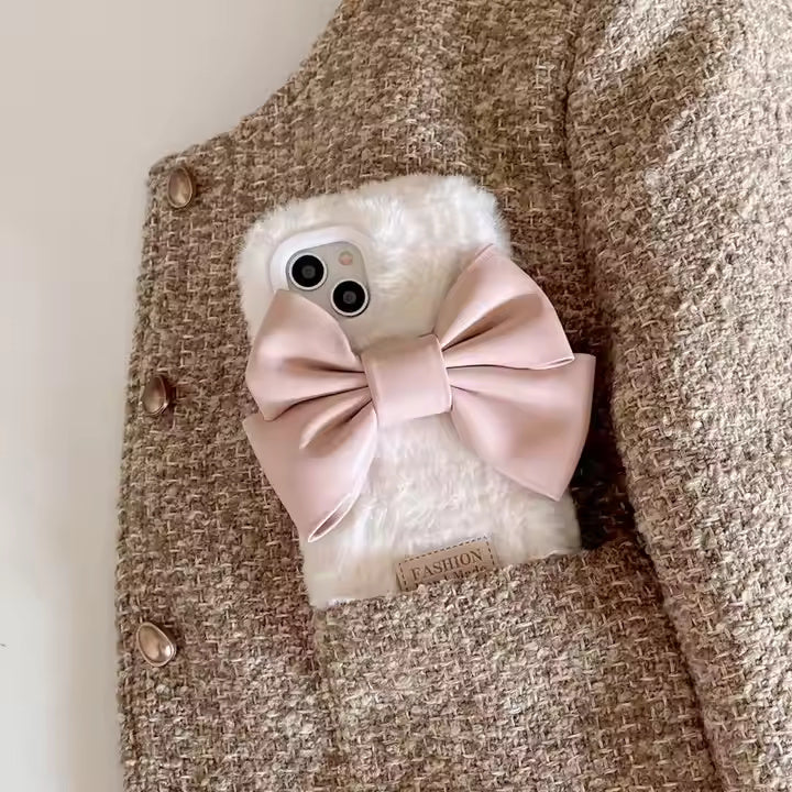 FurryBow Design Case For iPhone