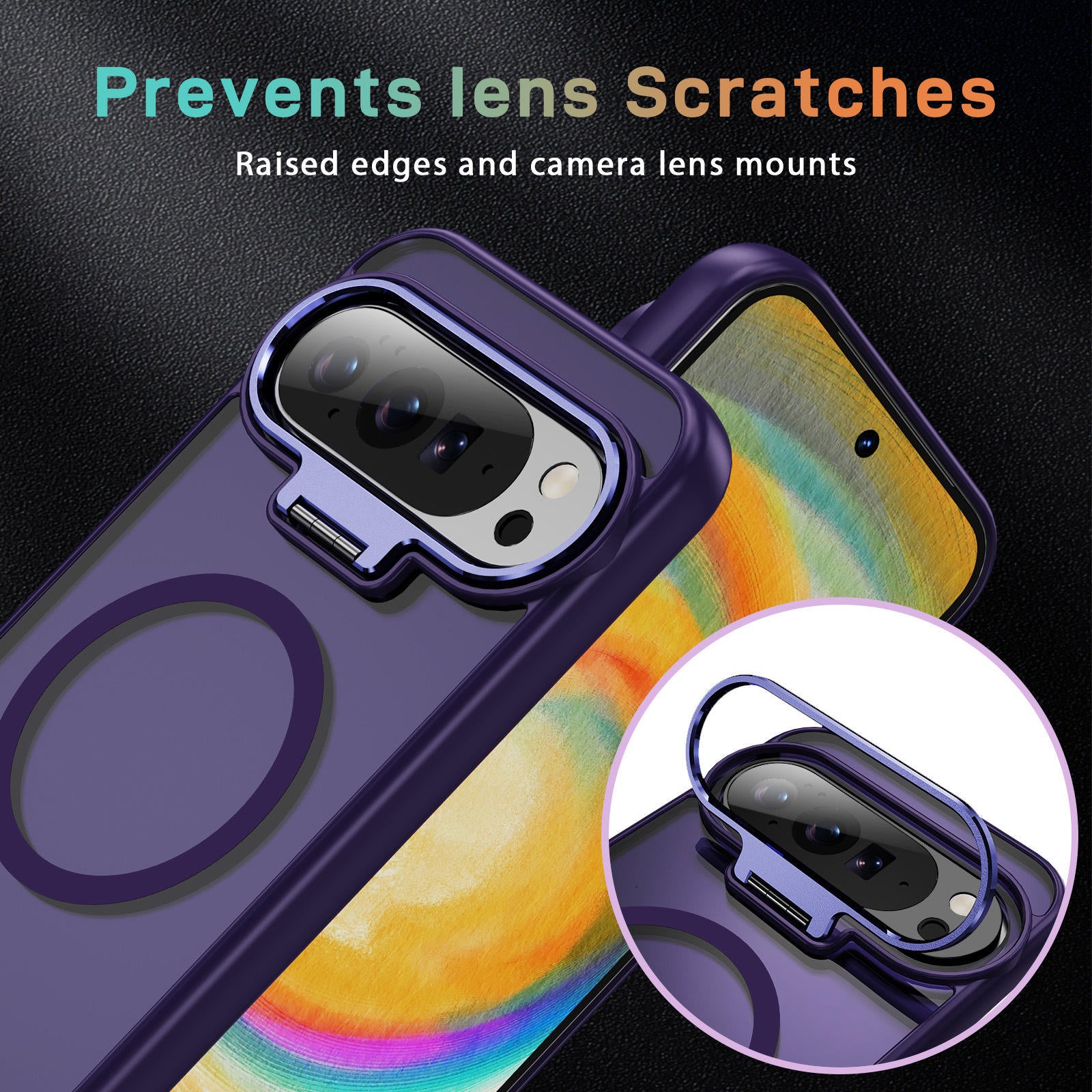 Metal LensStand Case For Google Pixel