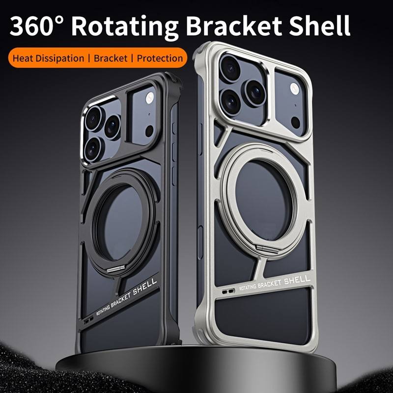 Rotating Bracket Shell Luxury Design Case for iPhone