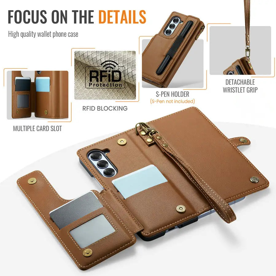 Professional Wallet Case For Samsung Z Fold