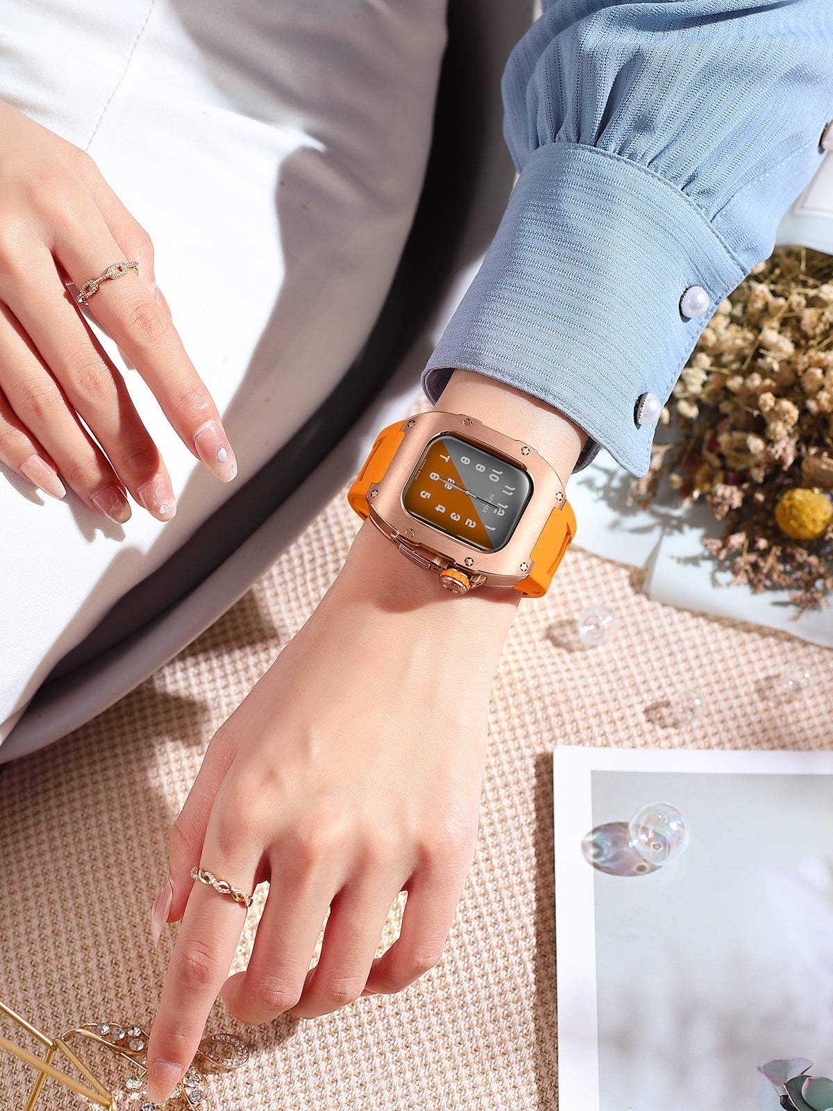 Style Luxury Titanium Satinless Steel Case (40/41 MM)