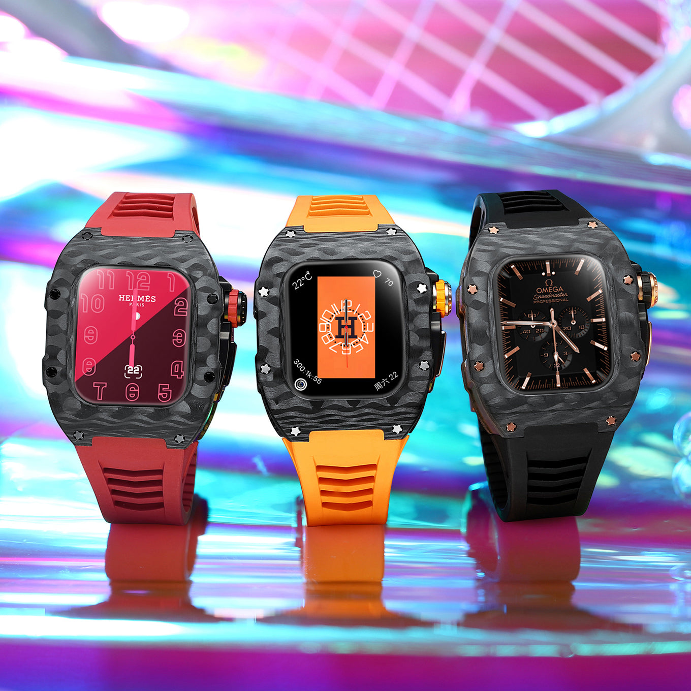 Luxury Carbon Fibre Case (40/41 MM)