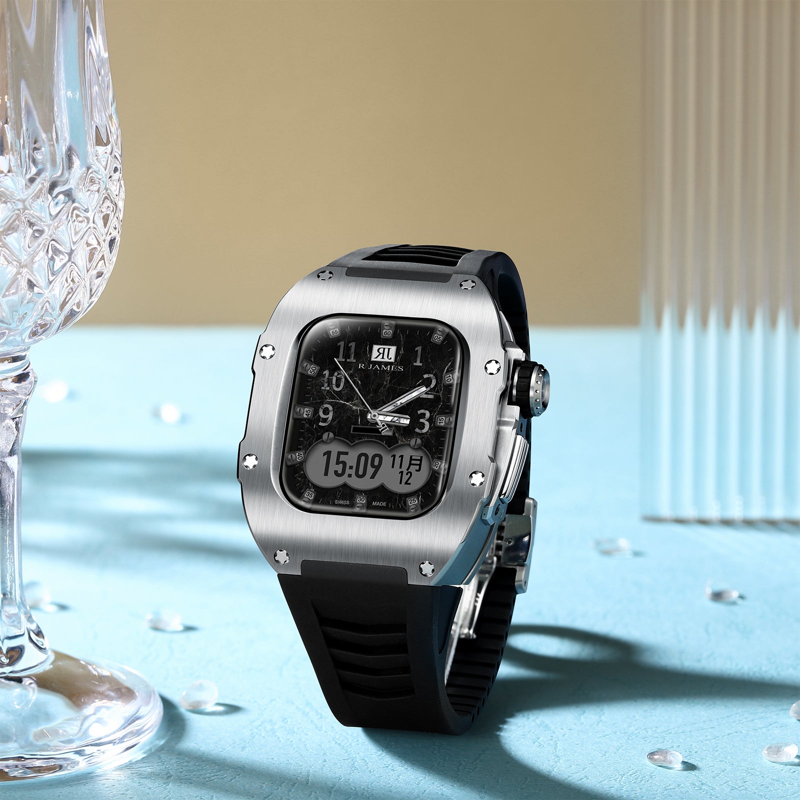 Style Luxury Titanium Satinless Steel Case (40/41 MM)