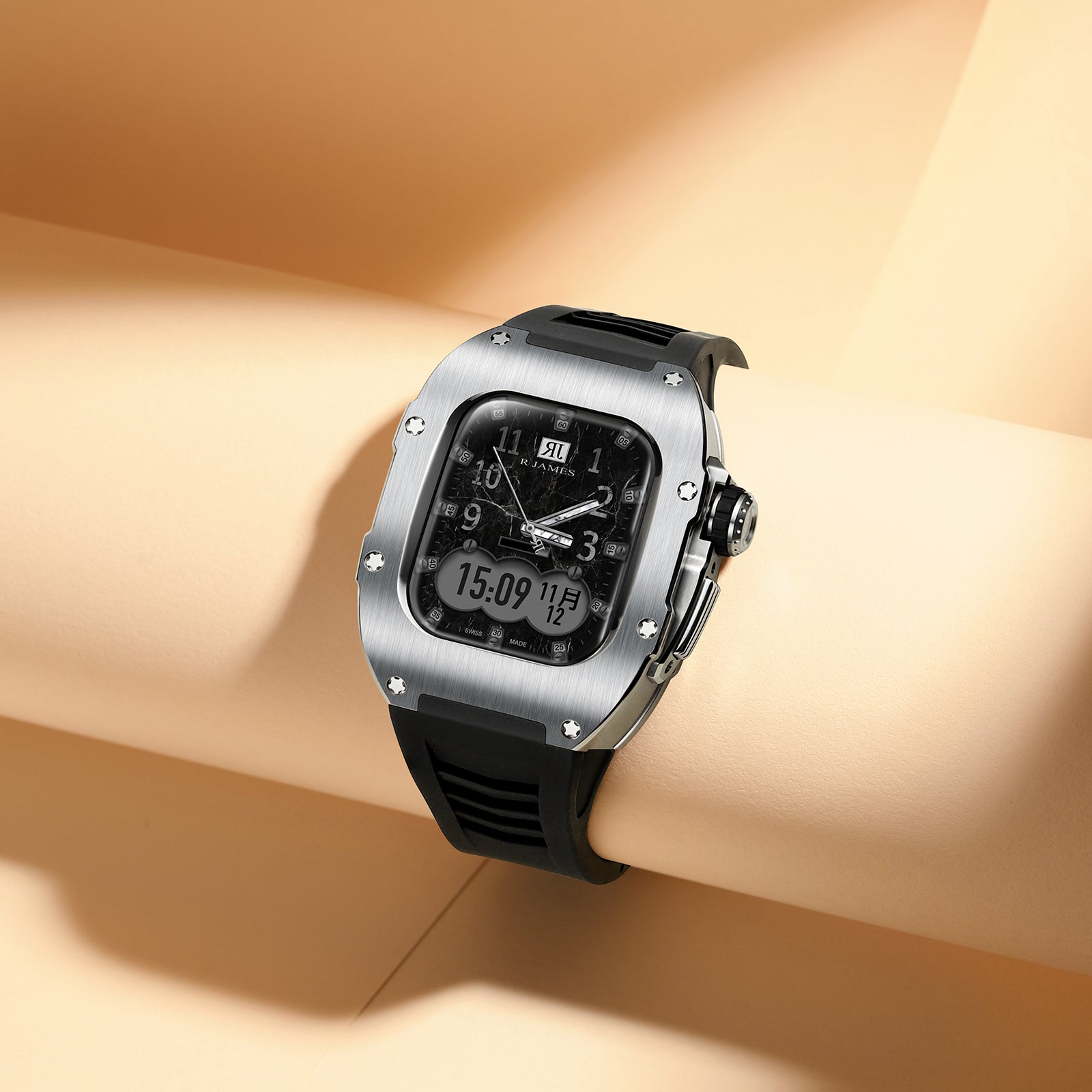 Style Luxury Titanium Satinless Steel Case (40/41 MM)