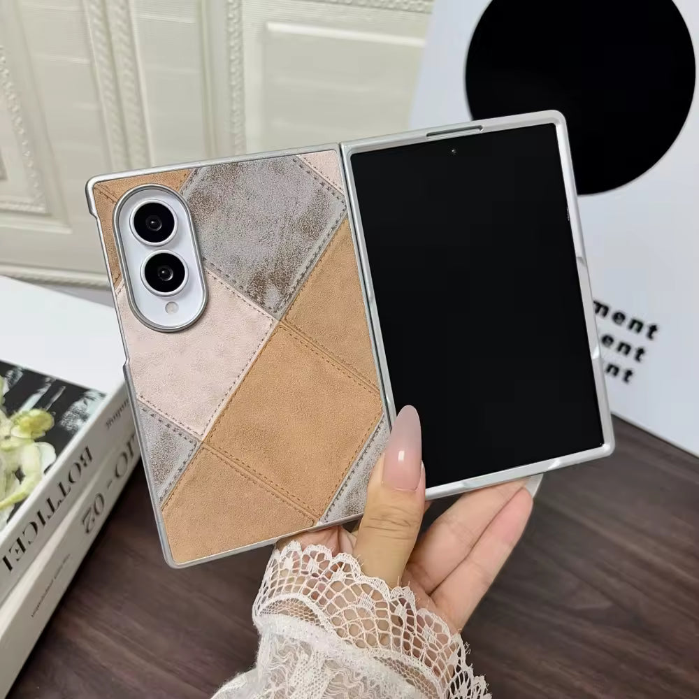 Lattice Pattern Design Case For Samsung Fold